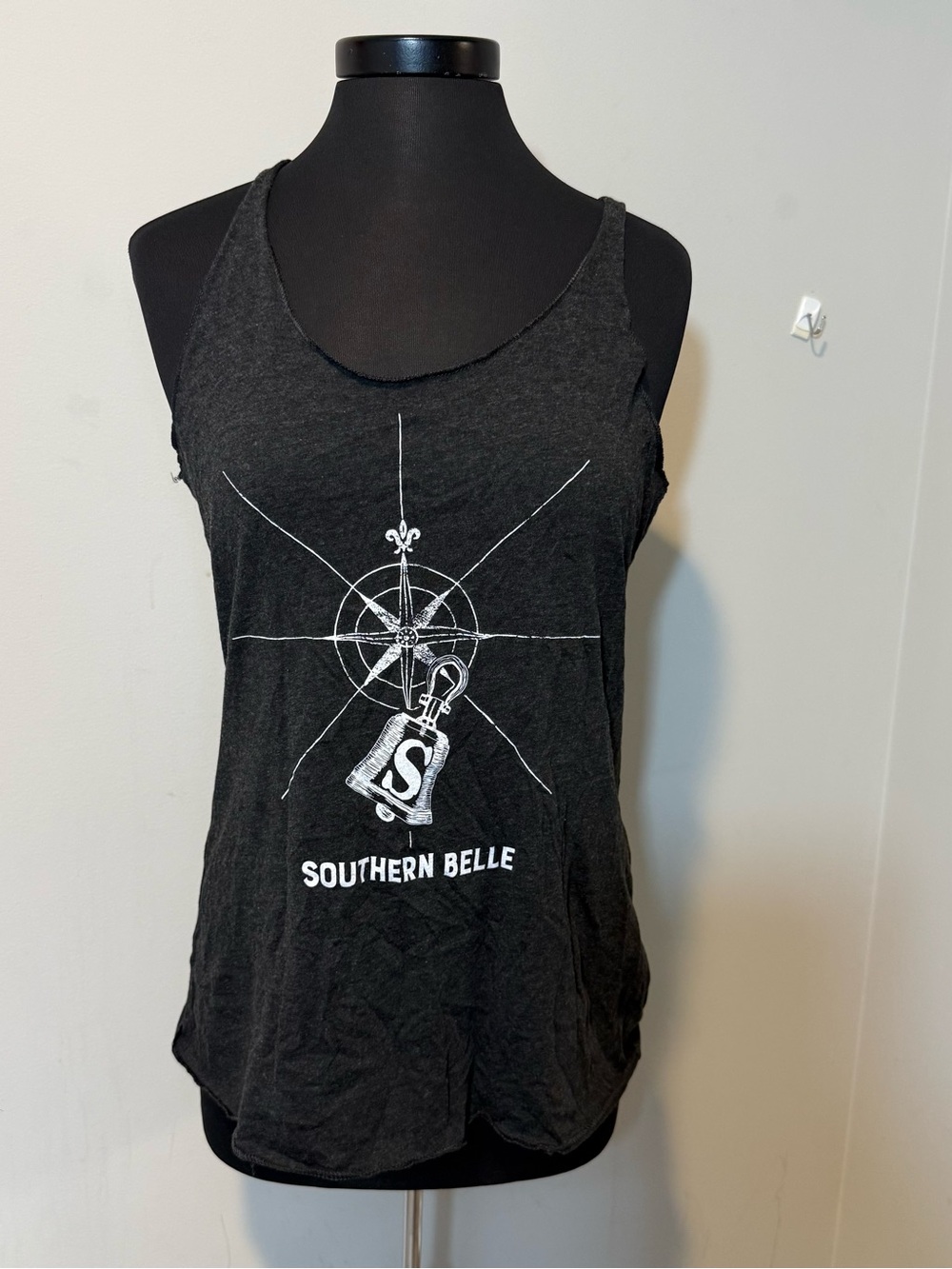 Southern Belle Gray Racerback in Size XL